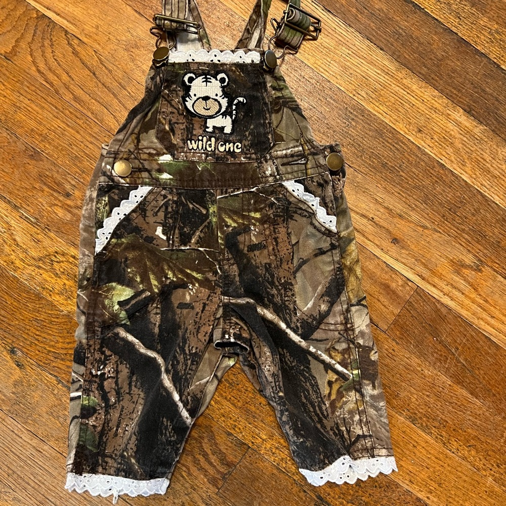 Camo Overalls size Small Lil Joey